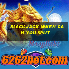 blackjack when can you split