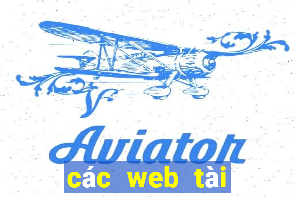 các web tài xỉu uy tín