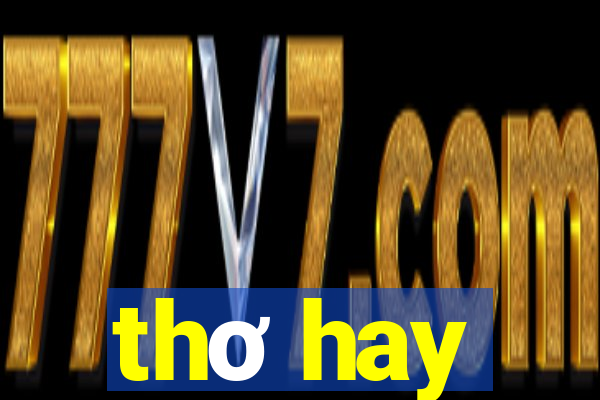 thơ hay