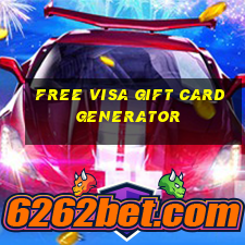 free visa gift card generator