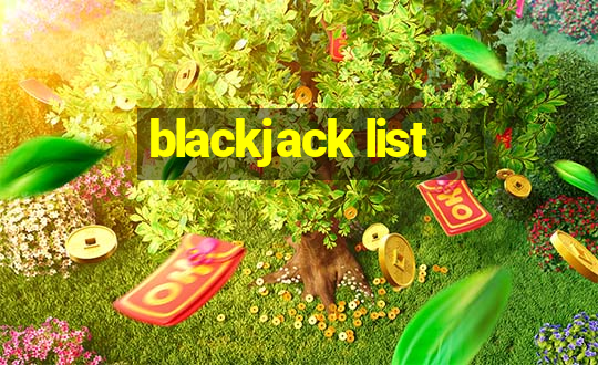 blackjack list