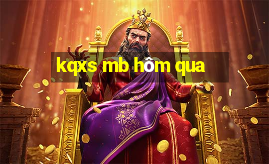 kqxs mb hôm qua