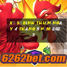 xổ số bình thuận ngày 4 tháng 5 năm 2023