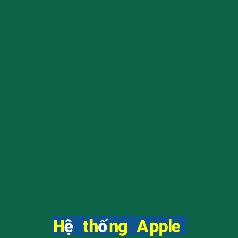 Hệ thống Apple Xổ số Aitou