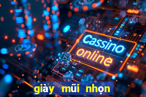 giày mũi nhọn đế bệt