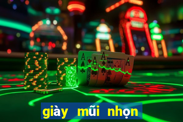 giày mũi nhọn đế bệt