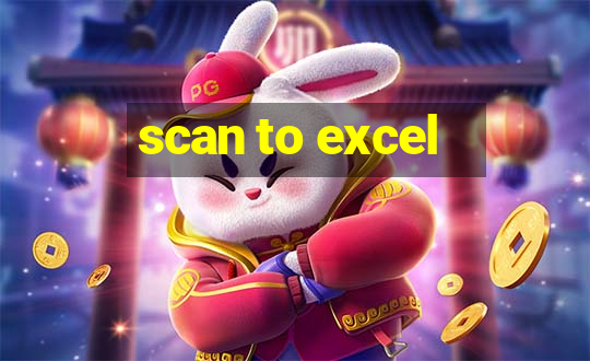 scan to excel