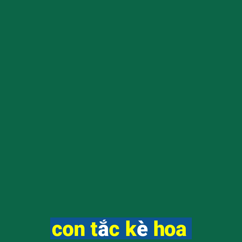 con tắc kè hoa