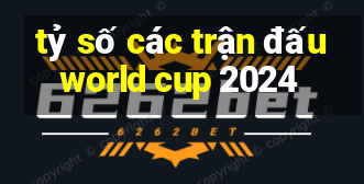 tỷ số các trận đấu world cup 2024