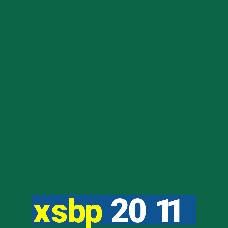 xsbp 20 11