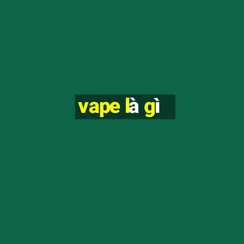 vape là gì