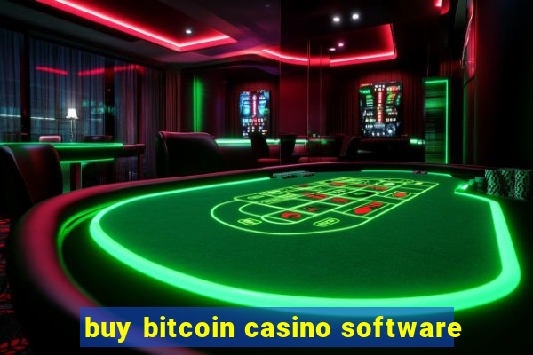 buy bitcoin casino software