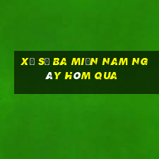 xổ số ba miền nam ngày hôm qua