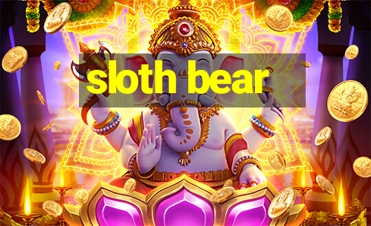 sloth bear