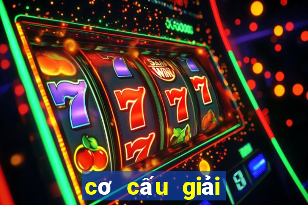 cơ cấu giải xổ số