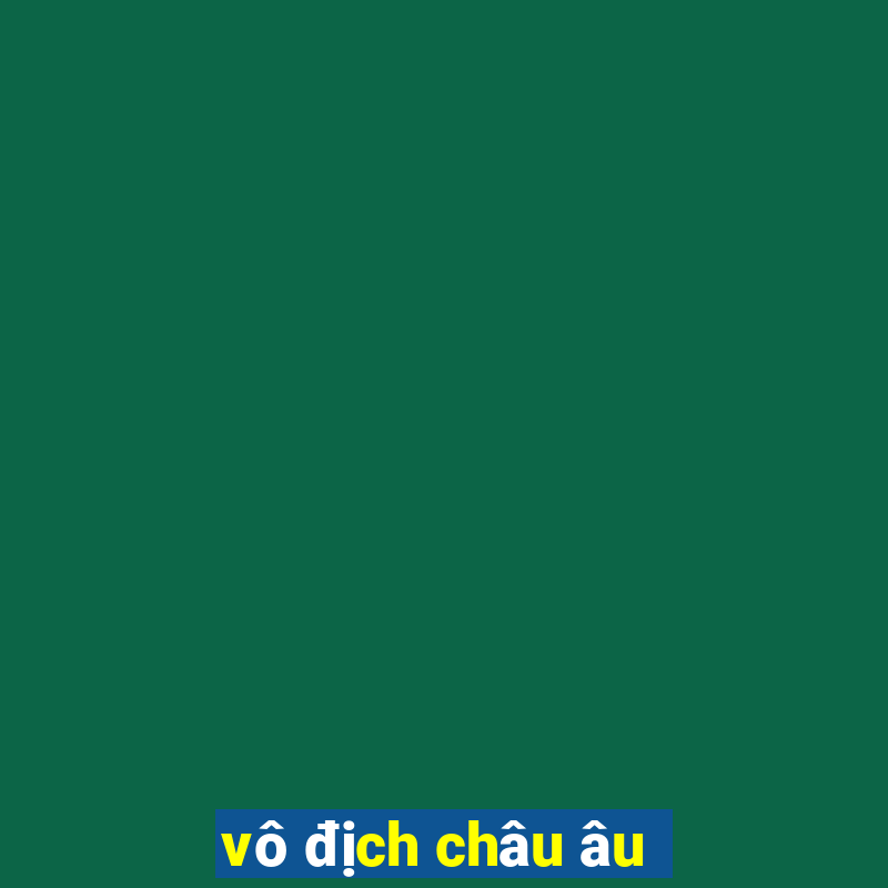 vô địch châu âu