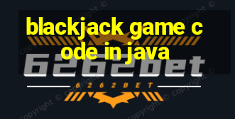 blackjack game code in java