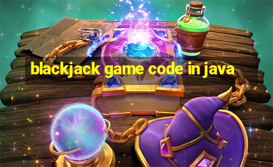 blackjack game code in java