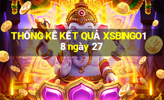 THỐNG KÊ KẾT QUẢ XSBINGO18 ngày 27