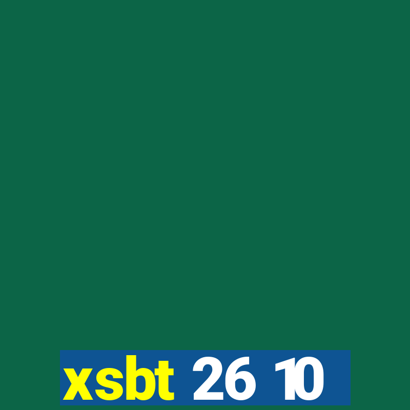 xsbt 26 10