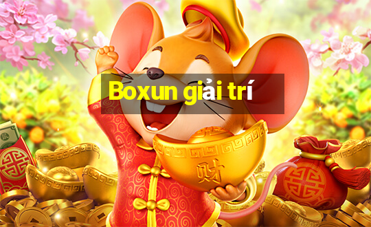 Boxun giải trí