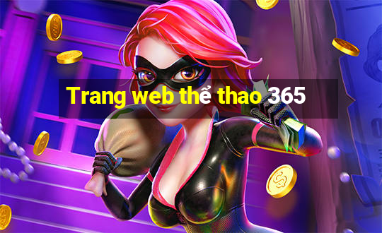 Trang web thể thao 365