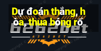 Dự đoán thắng, hòa, thua bóng rổ