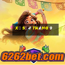 xổ số 4 tháng 9