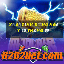 xổ số bình dương ngày 16 tháng 09