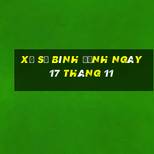 xổ số bình định ngày 17 tháng 11