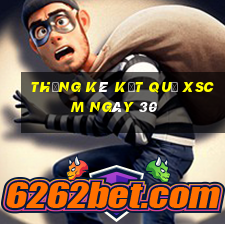 THỐNG KÊ KẾT QUẢ XSCM ngày 30