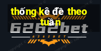 thống kê đề theo tuần