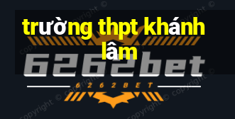 trường thpt khánh lâm