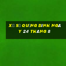 xổ số quảng bình ngày 24 tháng 8