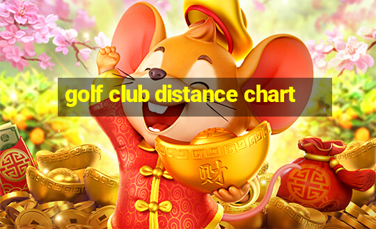 golf club distance chart