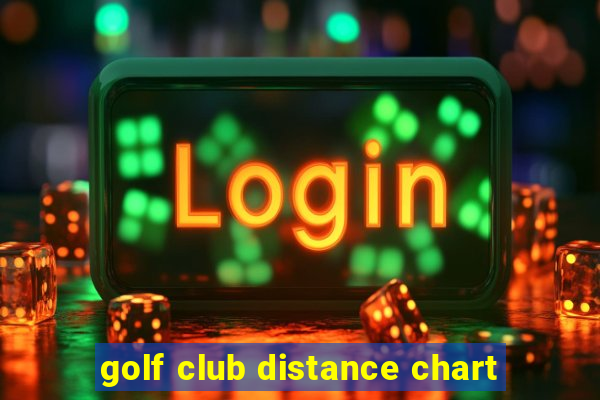 golf club distance chart