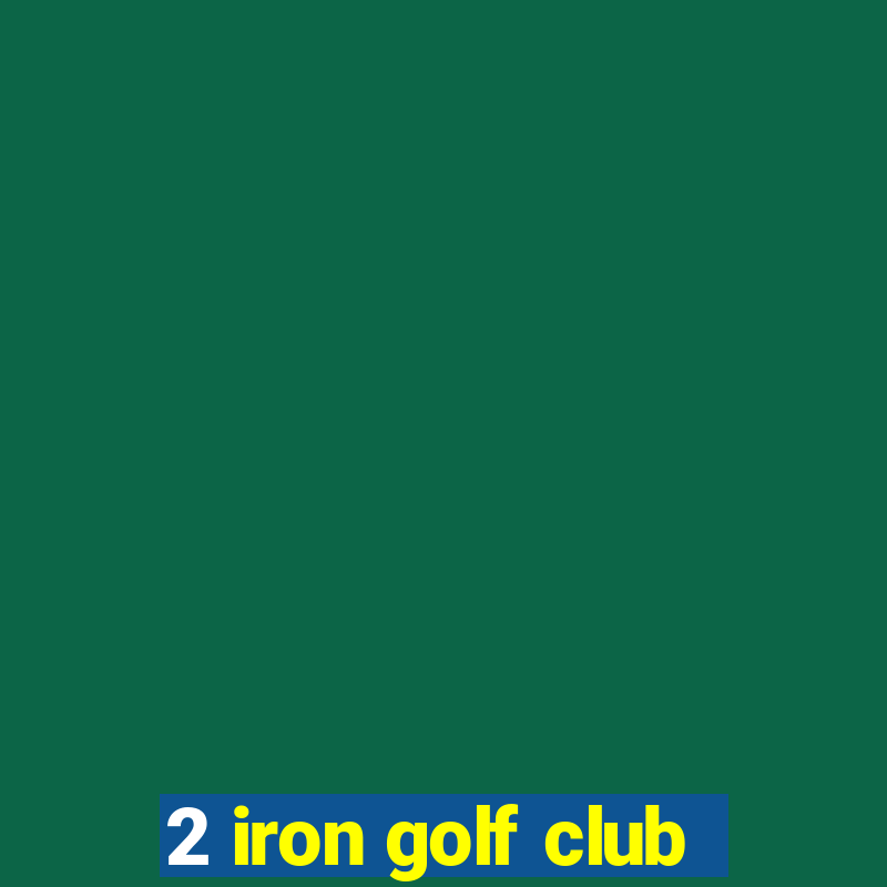 2 iron golf club