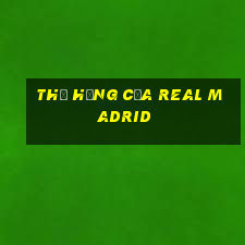 thứ hạng của real madrid