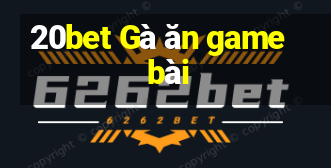 20bet Gà ăn game bài