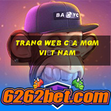 Trang web của MGM Việt nam