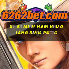 xổ số miền nam hậu giang bình phước