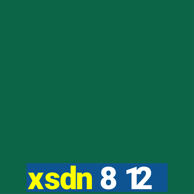 xsdn 8 12