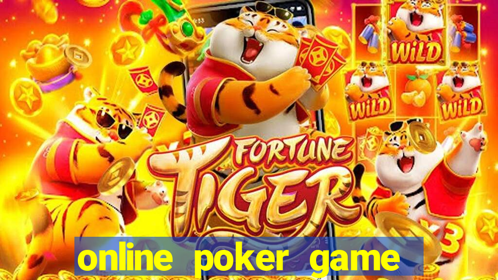 online poker game real money