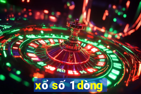 xổ số 1 dòng