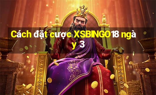 Cách đặt cược XSBINGO18 ngày 3