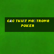 các thuật ngữ trong poker