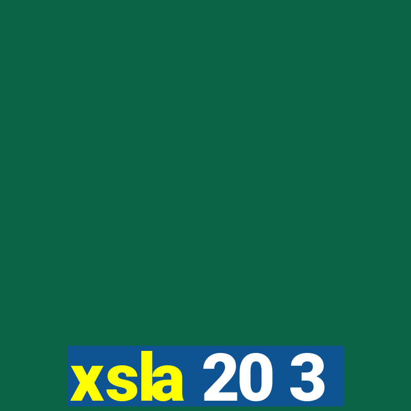 xsla 20 3