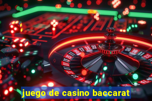 juego de casino baccarat