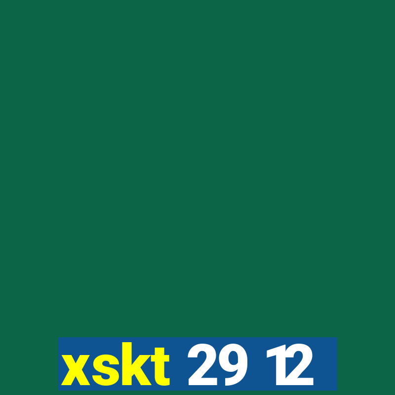 xskt 29 12