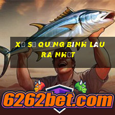 xổ số quảng bình lâu ra nhất